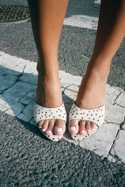 AGENT-F - Beige Brown Spot | Jeffrey Campbell