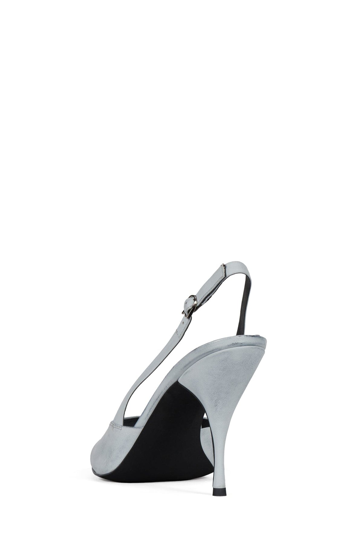 TRIOMPHE Heeled Slingback Sandal - White Ruboff | Jeffrey Campbell