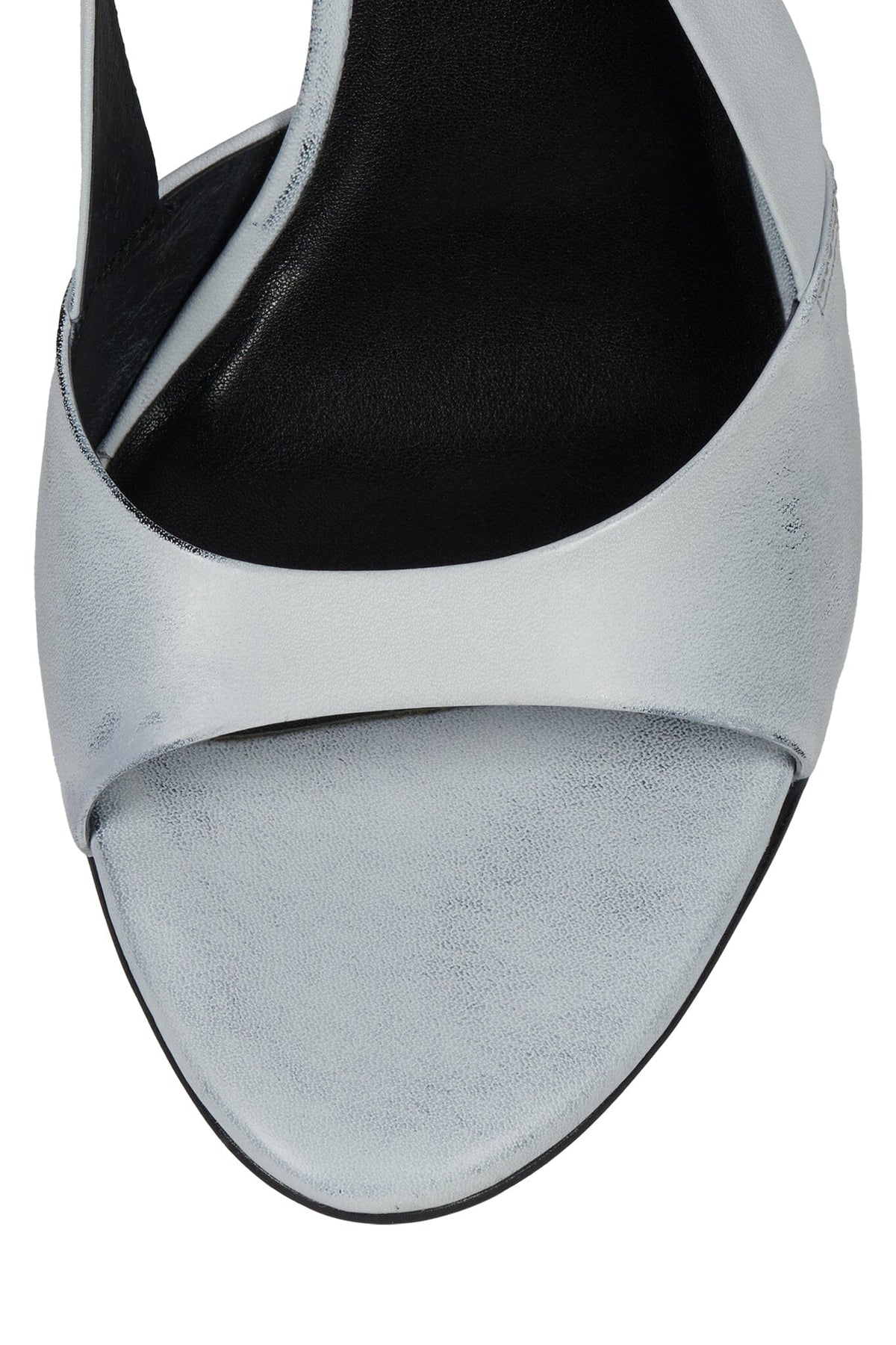 TRIOMPHE Heeled Slingback Sandal - White Ruboff | Jeffrey Campbell