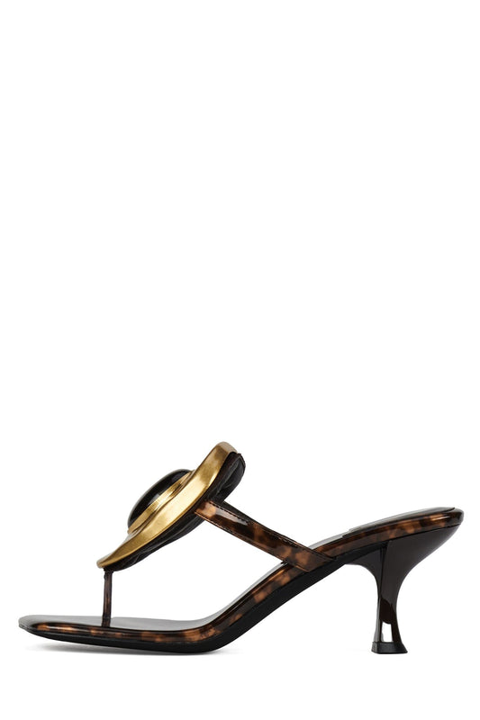 BAZAAR-MH - Tortoise Patent Gold | Jeffrey Campbell