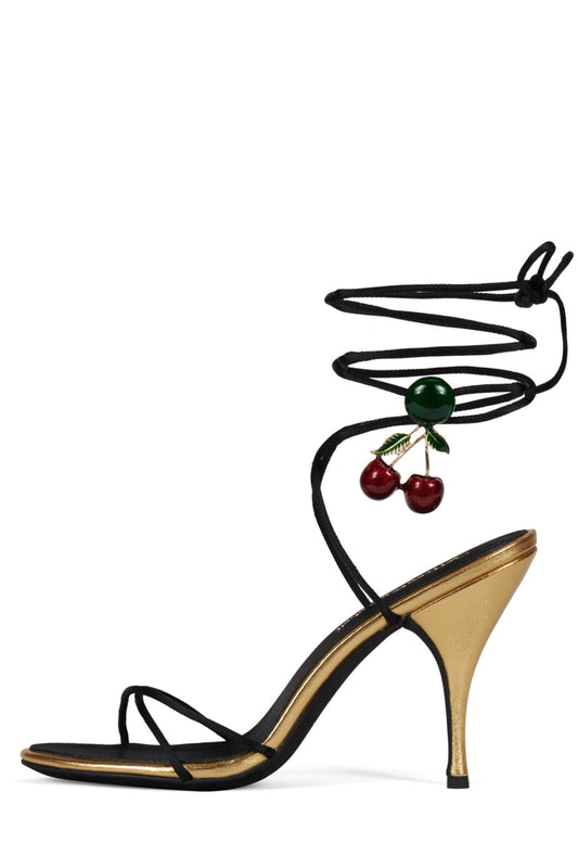 GEORJA - Black Satin Cherry | Jeffrey Campbell
