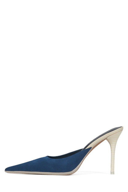 DELIBERATE - Blue Suede White Stack | Jeffrey Campbell