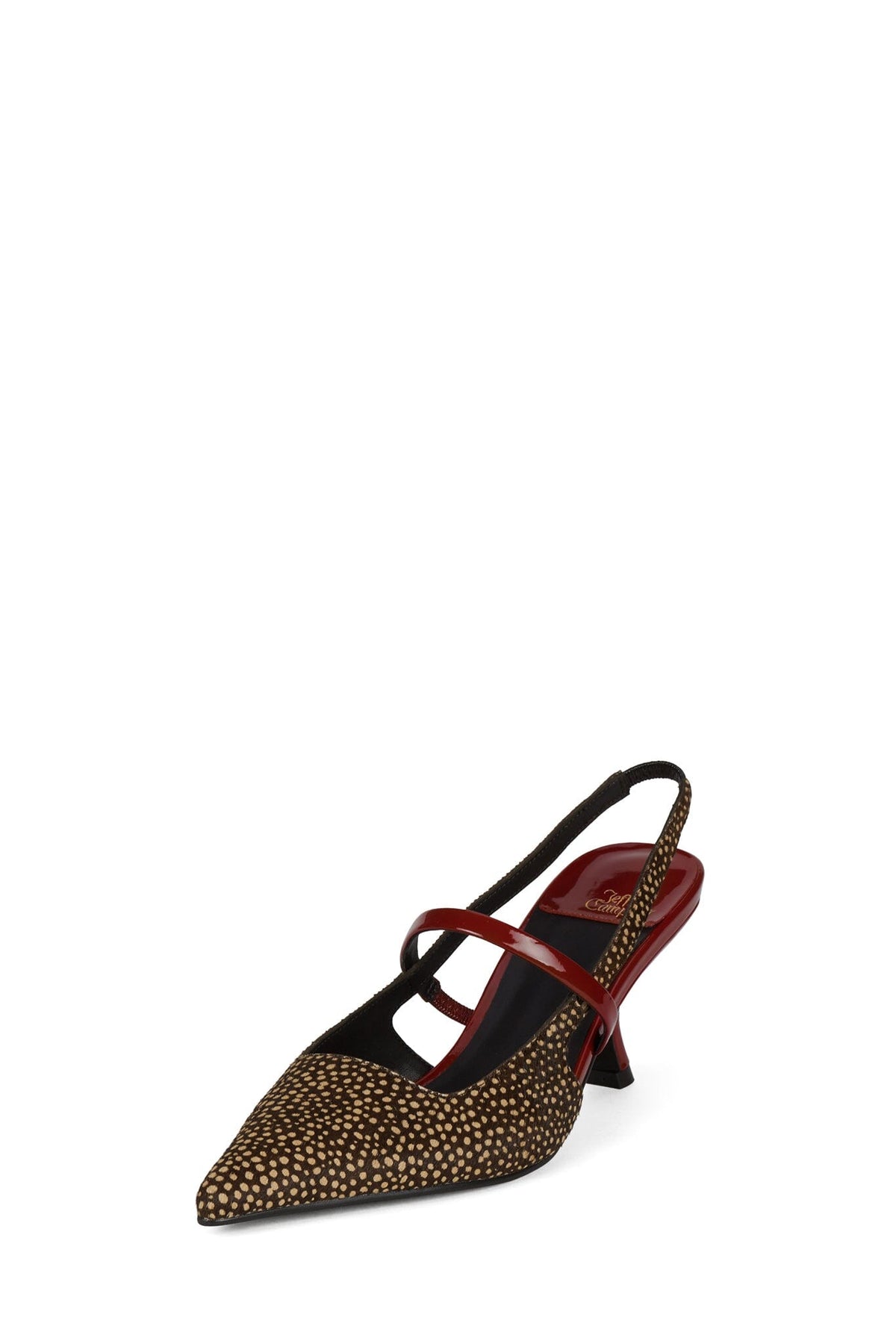 TANYA-F - Brown Dot Red Combo | Jeffrey Campbell