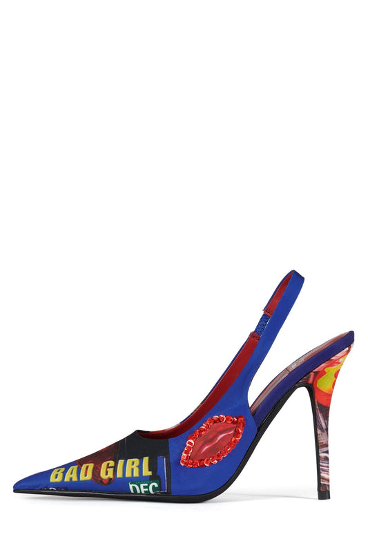 SURPASS Slingback Pumps - Bad Girl Combo | Jeffrey Campbell