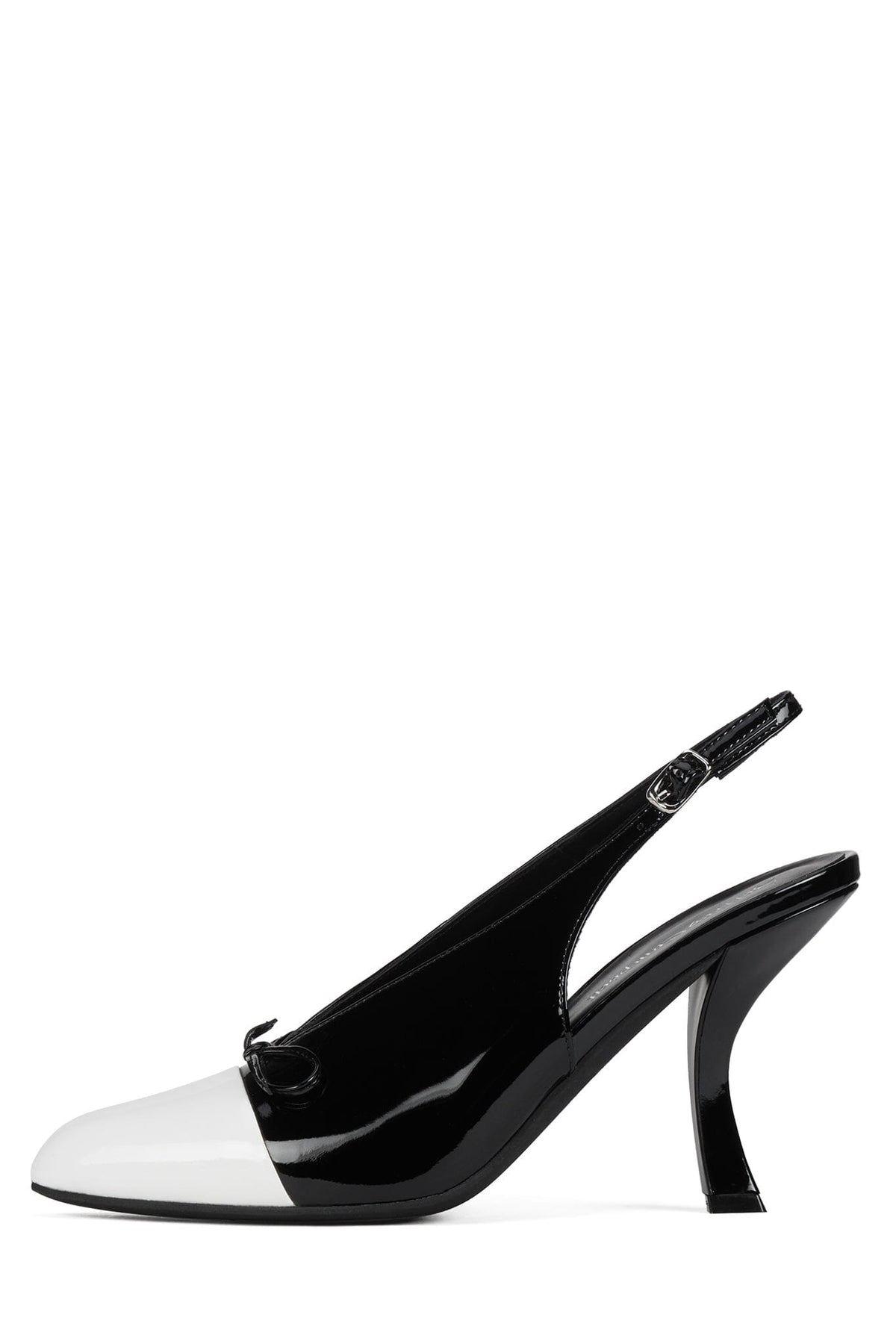 CHAI - White Patent Black Patent | Jeffrey Campbell