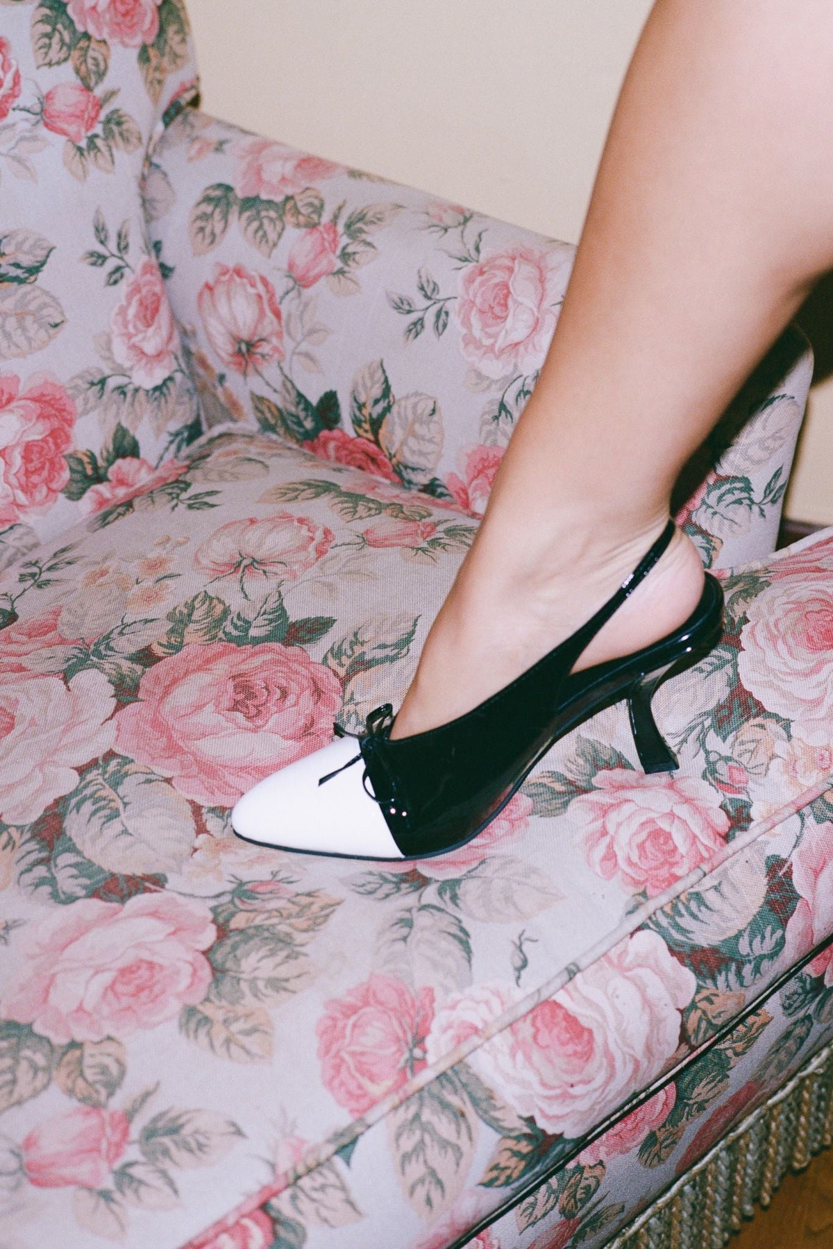 CHAI - White Patent Black Patent | Jeffrey Campbell