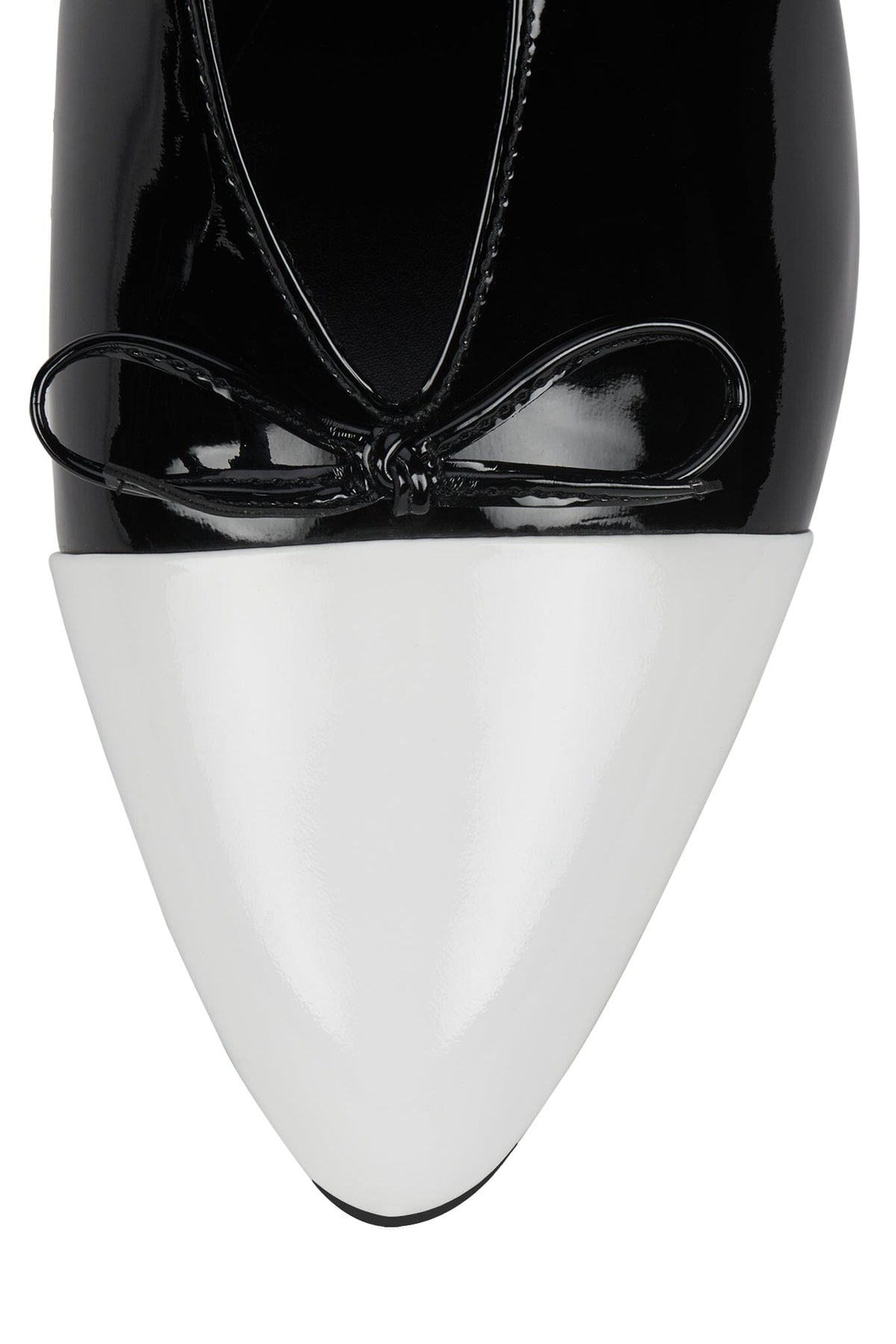 CHAI - White Patent Black Patent | Jeffrey Campbell