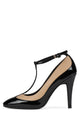 Black Patent Beige